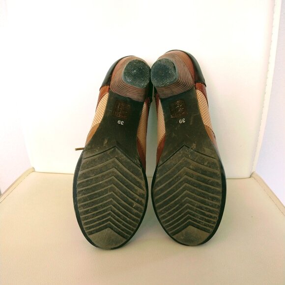 L'artiste Bardot - Brown leather Oxford pump - 39/ 8.5 - Picture 6 of 6